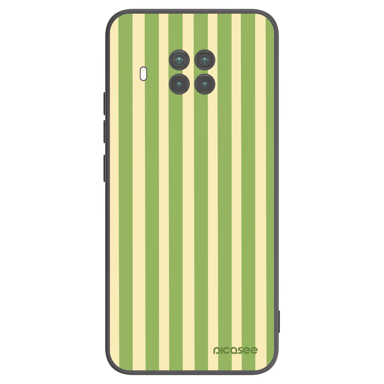 Picasee silikonowe czarne etui na Xiaomi Mi 10T Lite - Lines Matcha