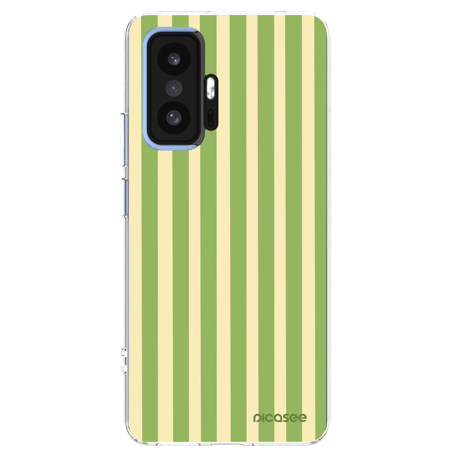 Picasee silikonowe przeźroczyste etui na Xiaomi 11T - Lines Matcha