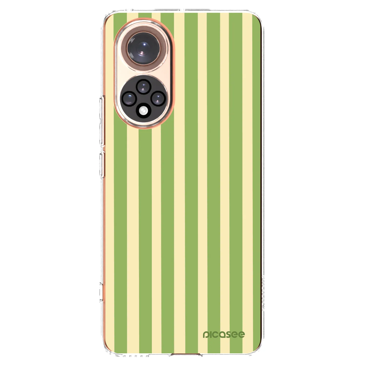 Picasee silikonowe przeźroczyste etui na Huawei Nova 9 - Lines Matcha