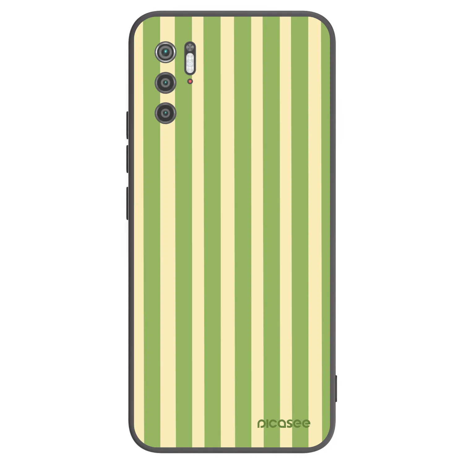 Picasee silikonowe czarne etui na Xiaomi Poco M3 Pro 5G - Lines Matcha