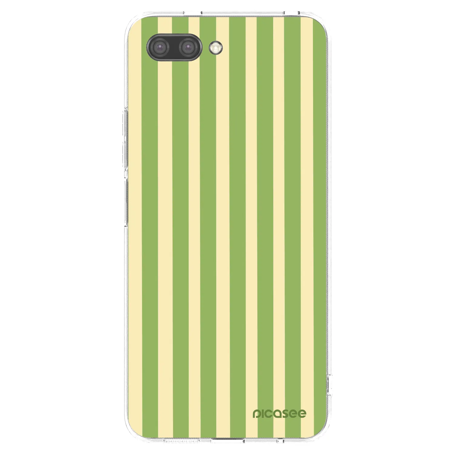 Picasee silikonowe przeźroczyste etui na Honor 10 - Lines Matcha