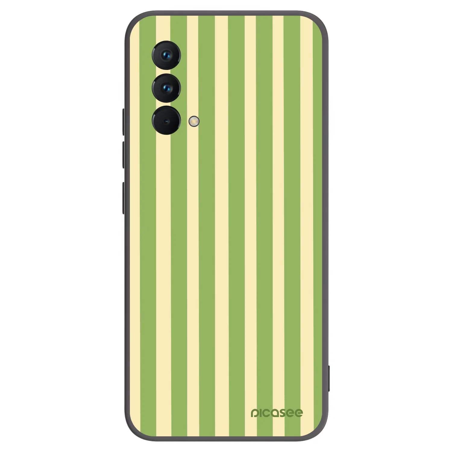 Picasee silikonowe czarne etui na Realme GT Master Edition 5G - Lines Matcha