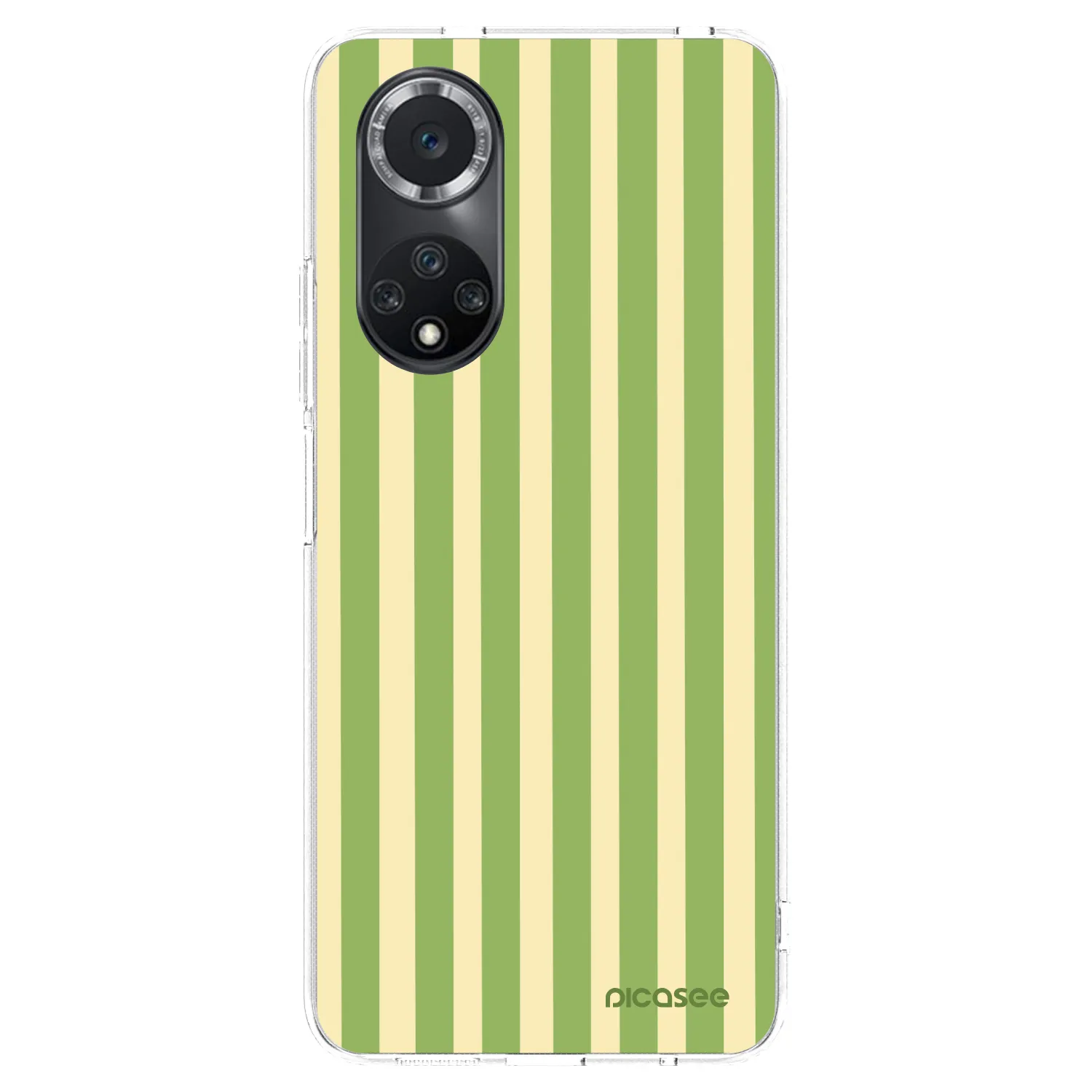 Picasee silikonowe przeźroczyste etui na Huawei Nova 9 SE - Lines Matcha