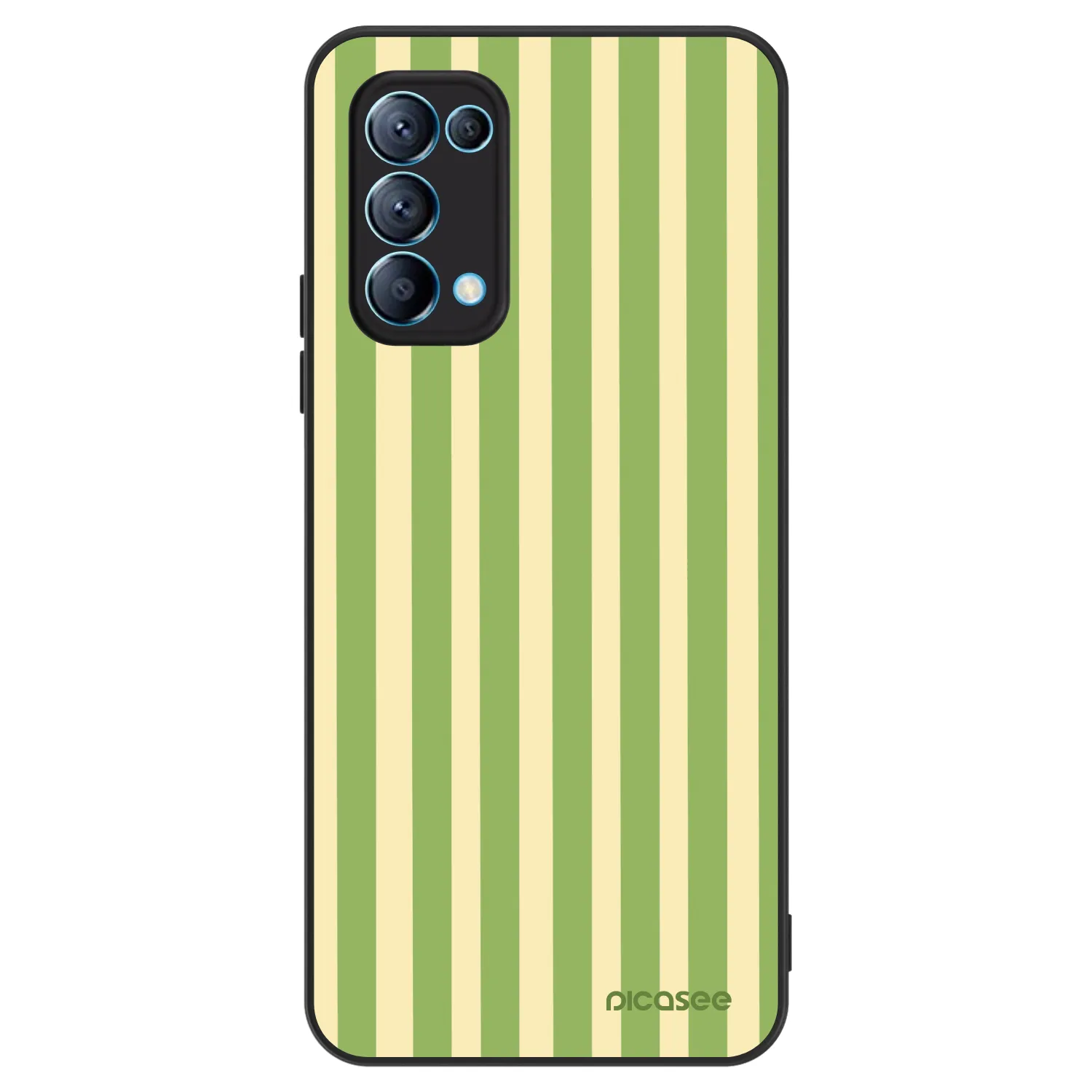 Picasee ULTIMATE CASE na OPPO Reno 5 5G - Lines Matcha