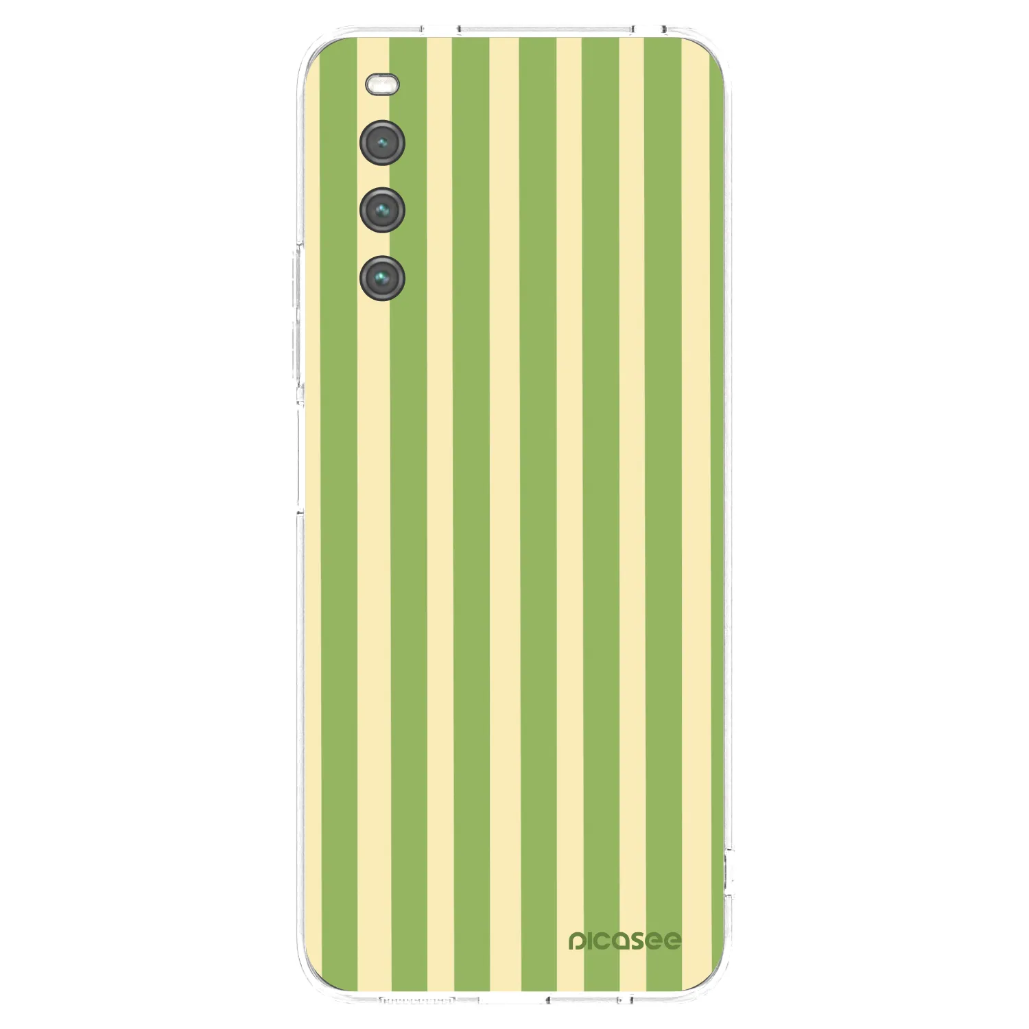 Picasee silikonowe przeźroczyste etui na Sony Xperia 10 IV 5G - Lines Matcha