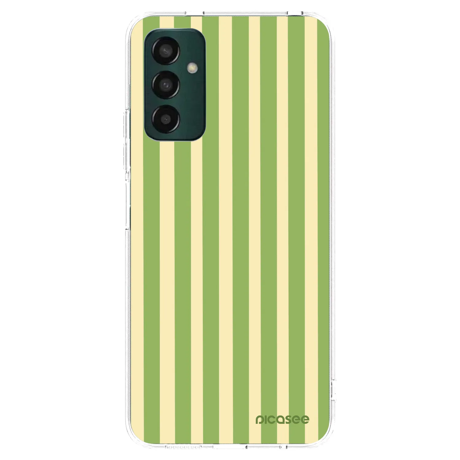 Picasee silikonowe przeźroczyste etui na Samsung Galaxy M23 5G - Lines Matcha
