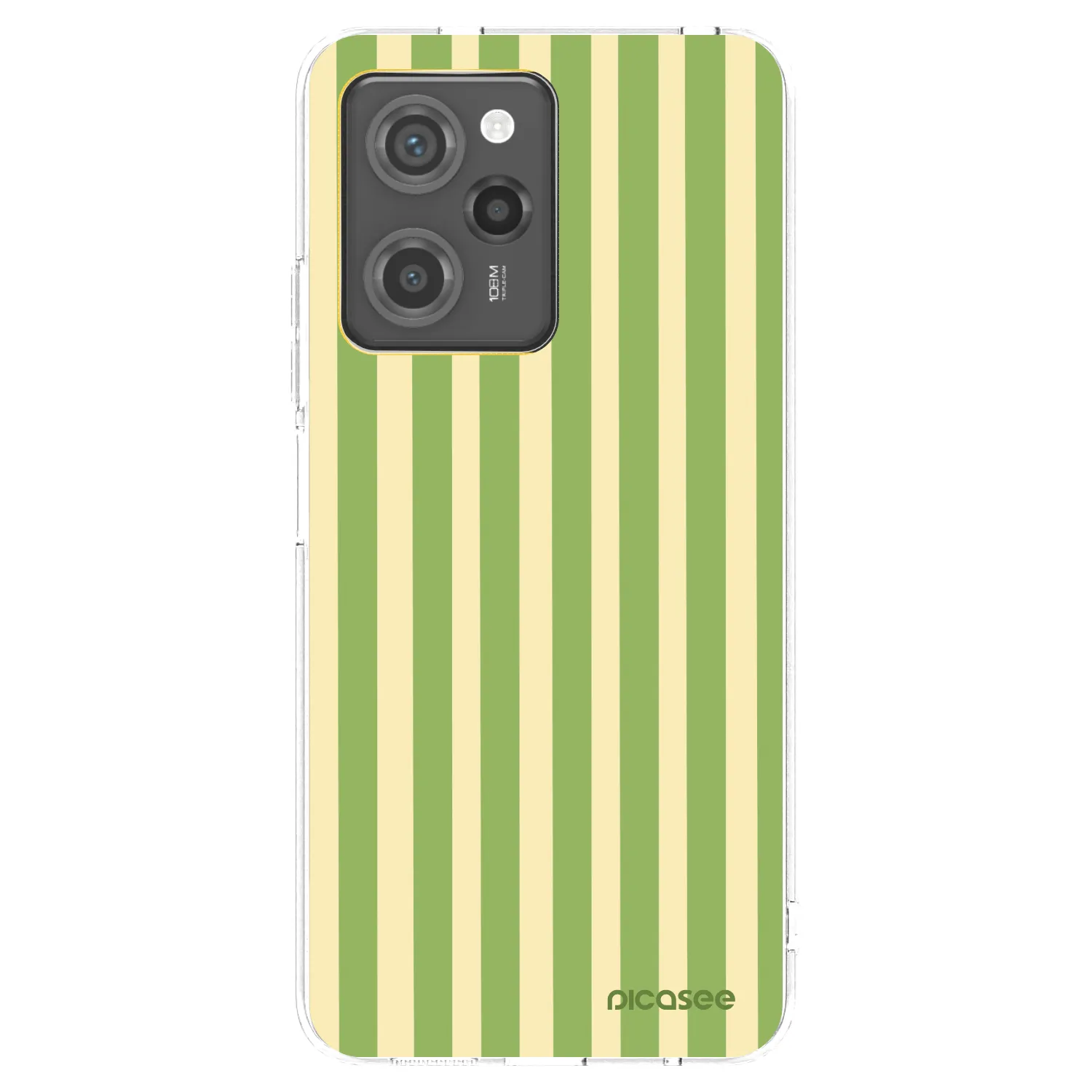 Picasee silikonowe czarne etui na Xiaomi Poco X5 Pro - Lines Matcha