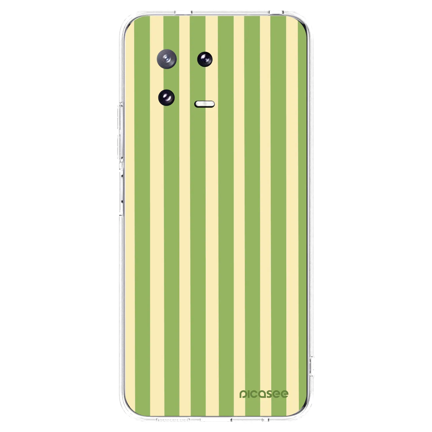 Picasee silikonowe przeźroczyste etui na Xiaomi 13 Pro - Lines Matcha