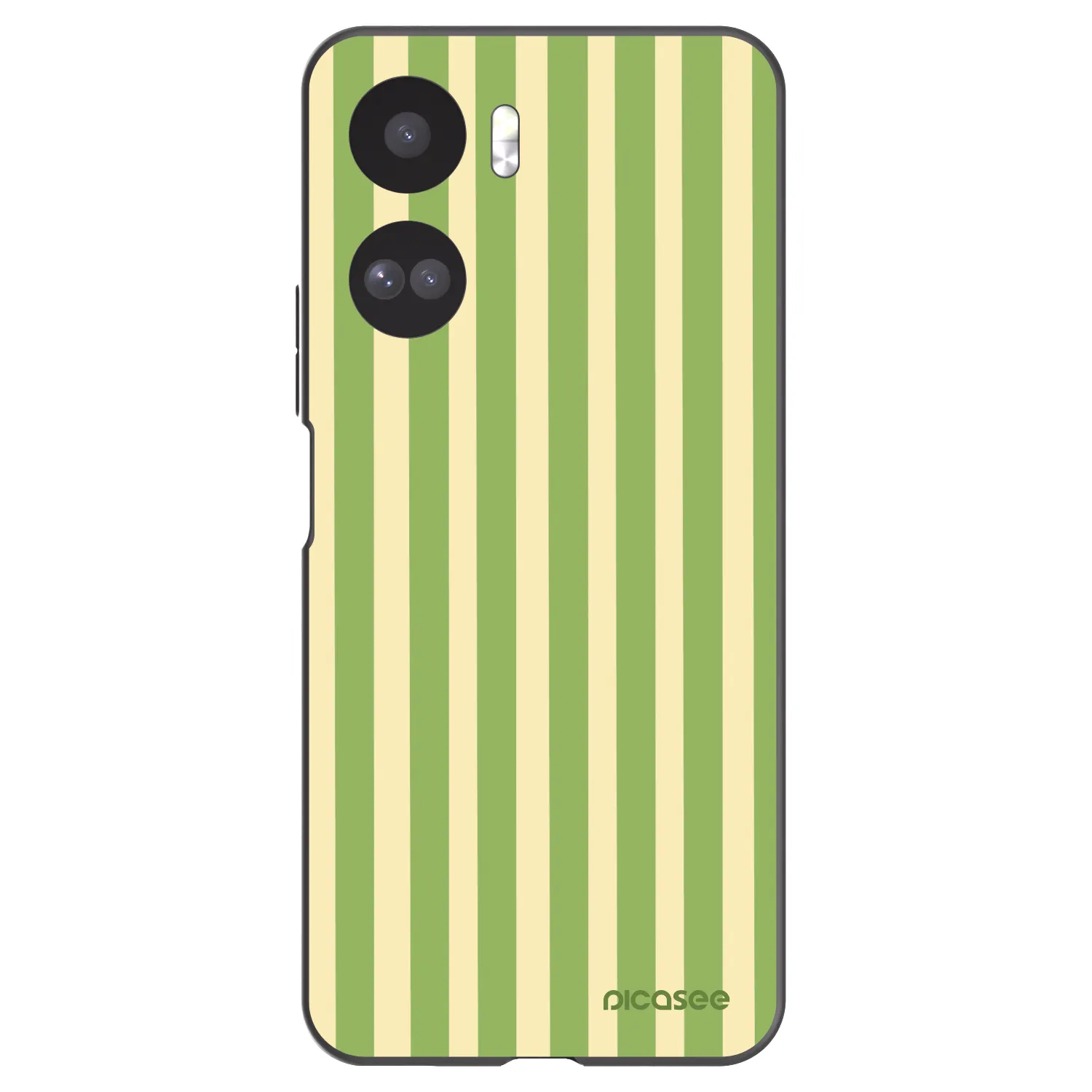 Picasee silikonowe czarne etui na Honor 90 Lite 5G - Lines Matcha
