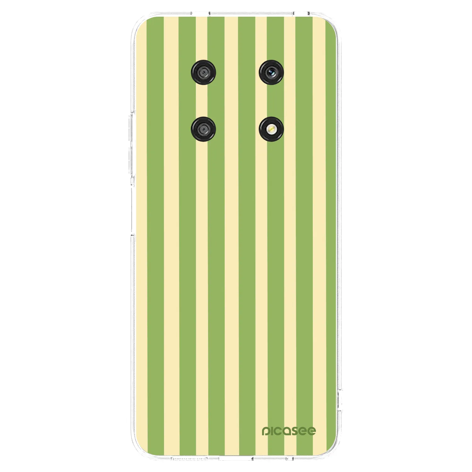 Picasee silikonowe przeźroczyste etui na Honor Magic4 Lite 5G - Lines Matcha