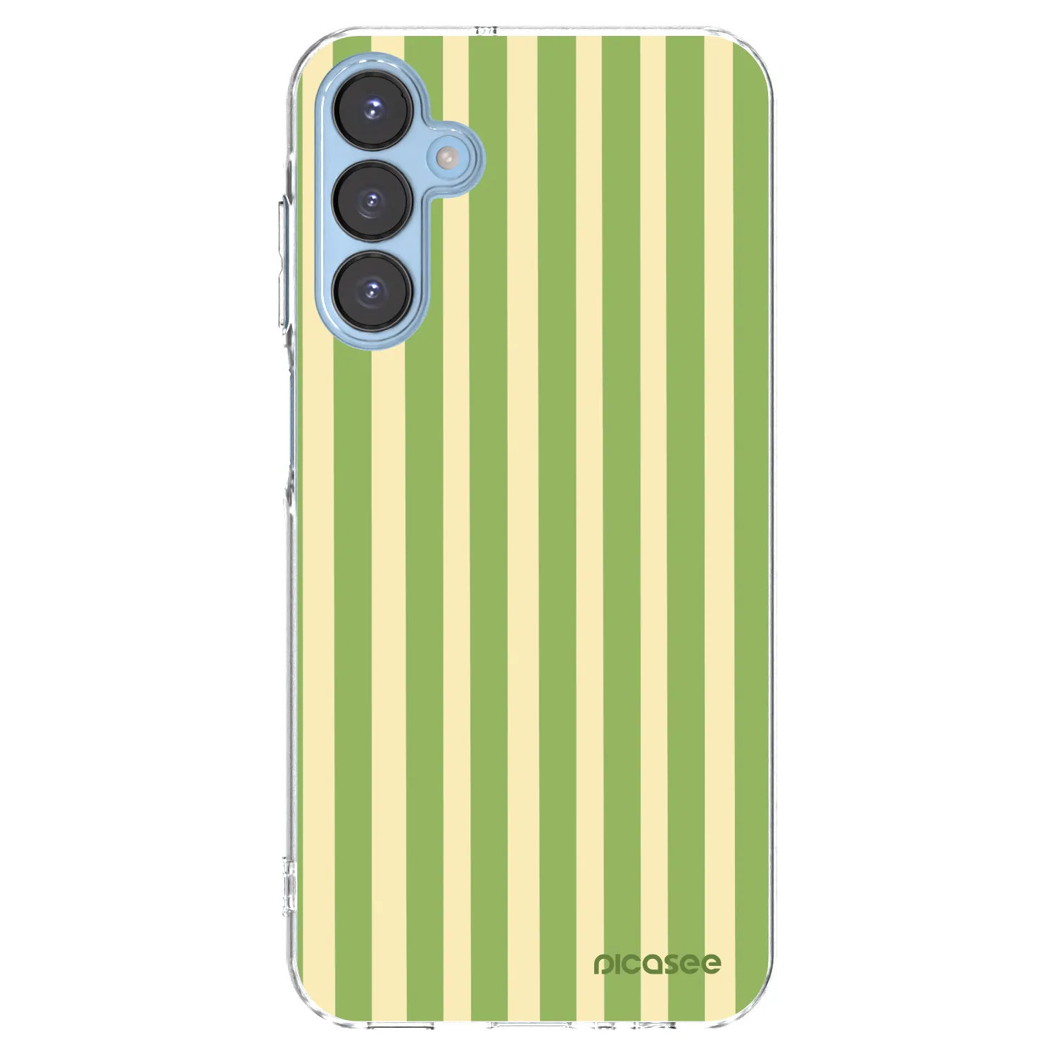 Picasee silikonowe przeźroczyste etui na Samsung Galaxy A15 A156B 5G - Lines Matcha