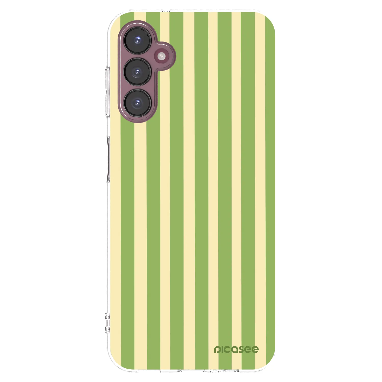 Picasee silikonowe przeźroczyste etui na Samsung Galaxy A05s A057G - Lines Matcha