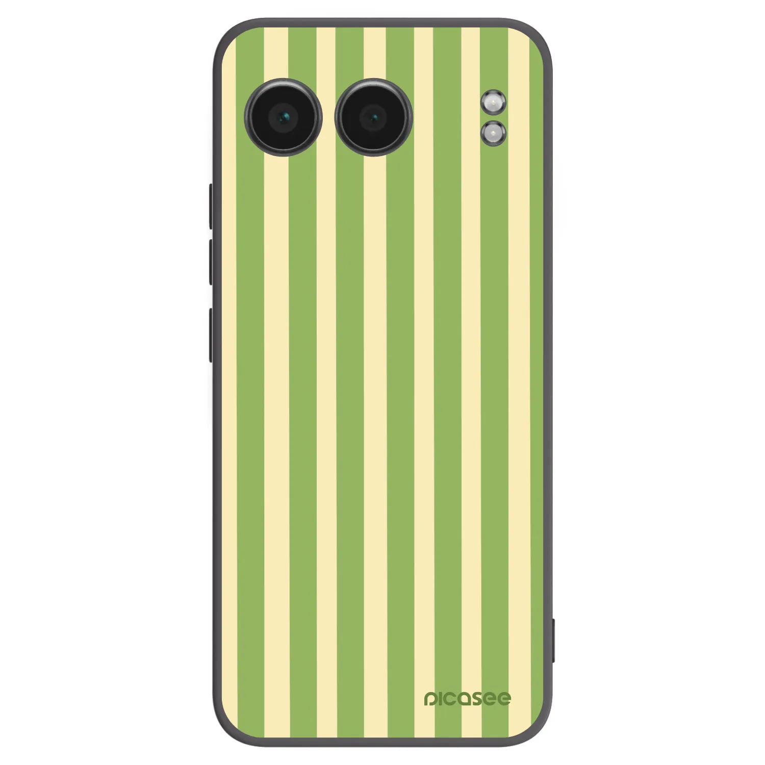 Picasee silikonowe czarne etui na OnePlus Nord 4 - Lines Matcha