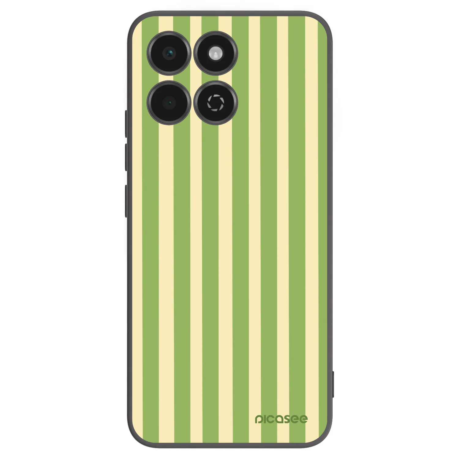 Picasee silikonowe czarne etui na Honor 200 Smart 5G - Lines Matcha