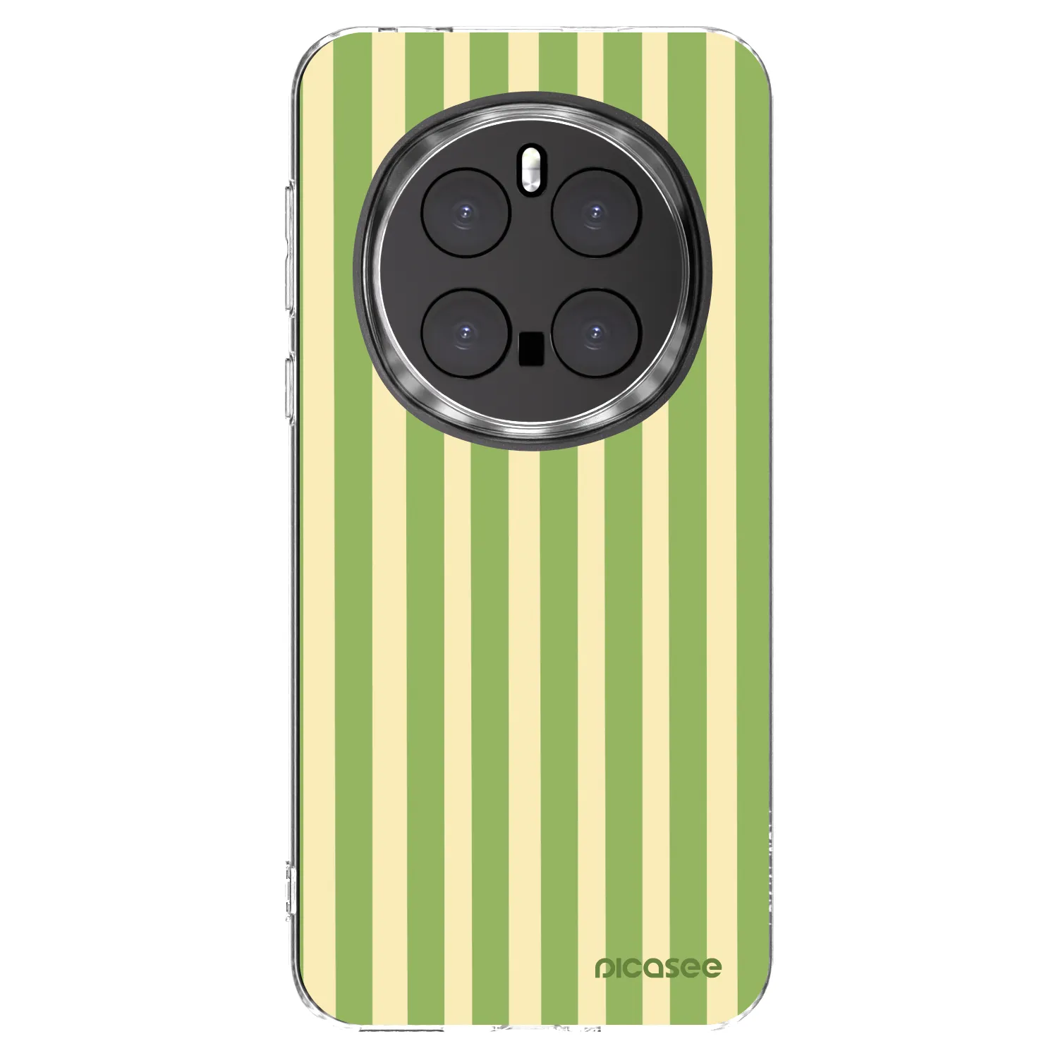 Picasee silikonowe przeźroczyste etui na Honor Magic7 Pro 5G - Lines Matcha