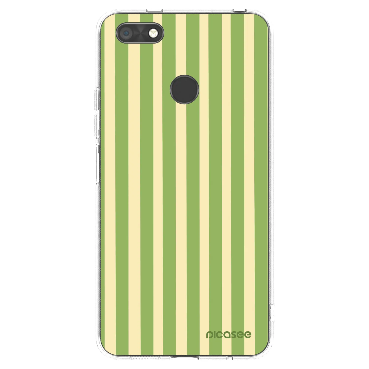 Picasee silikonowe przeźroczyste etui na Huawei P9 Lite Mini - Lines Matcha