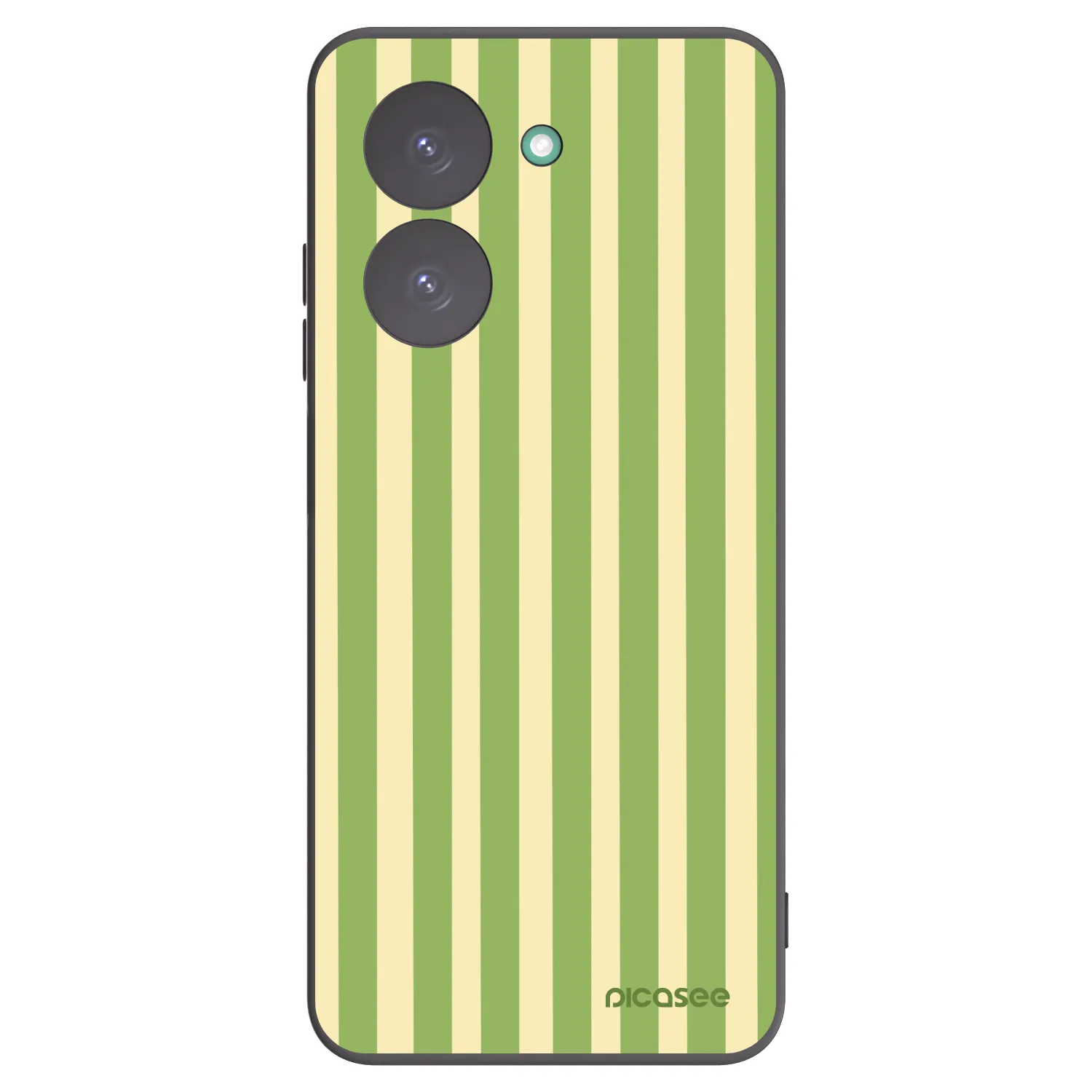 Picasee silikonowe czarne etui na Xiaomi Redmi A5 - Lines Matcha