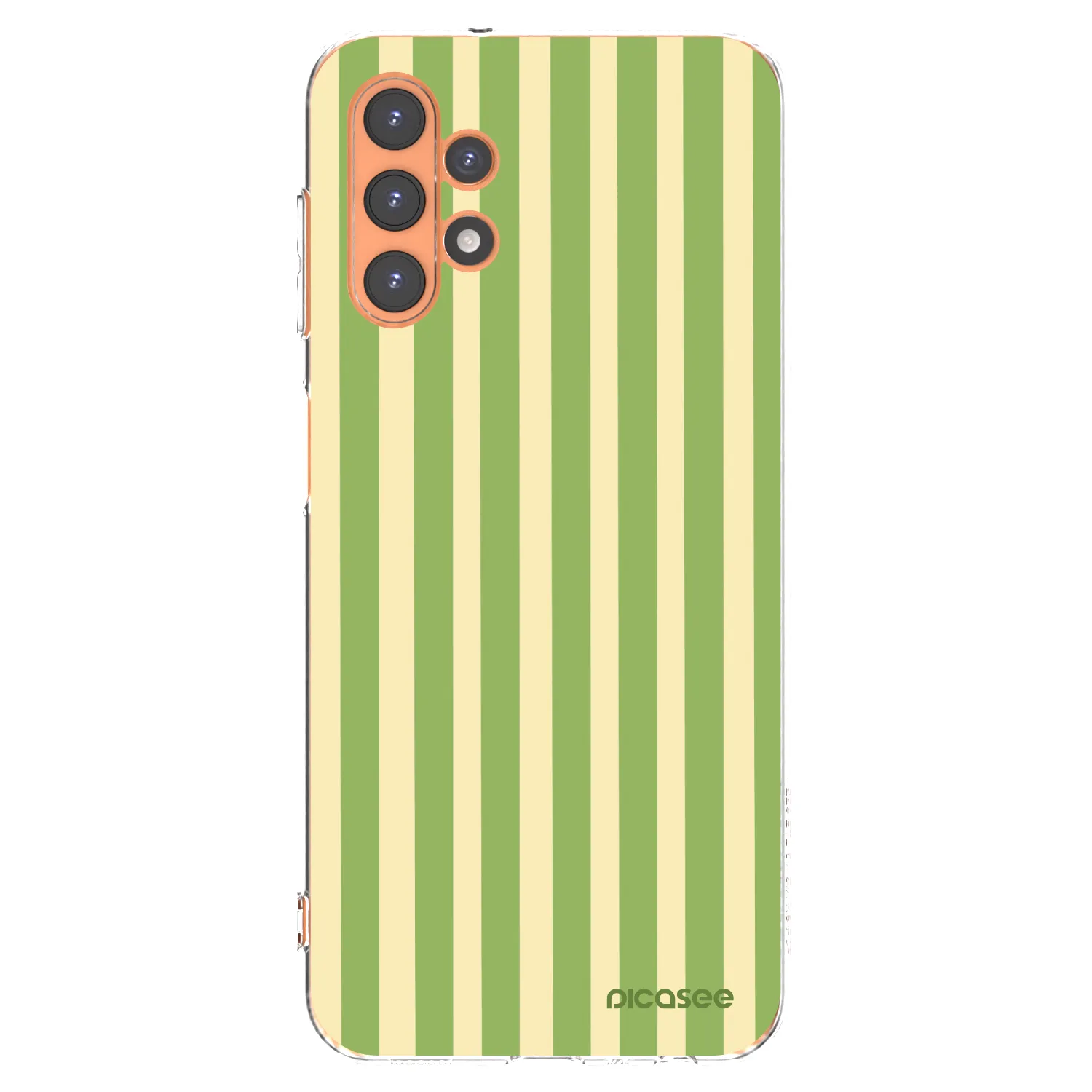 Picasee silikonowe przeźroczyste etui na Samsung Galaxy A13 5G - Lines Matcha
