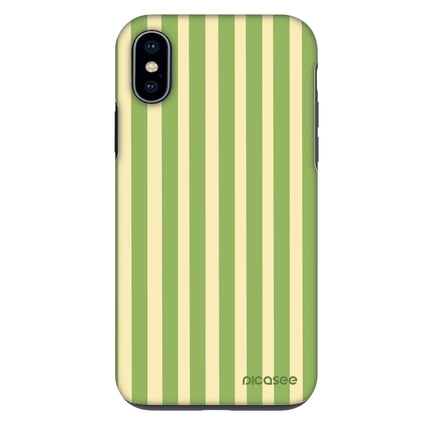 Picasee Fashion Case na Apple iPhone X/XS - Lines Matcha