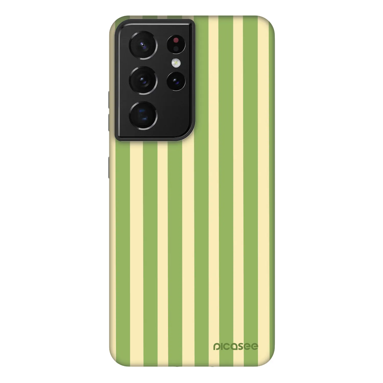 Picasee Fashion Case na Samsung Galaxy S21 Ultra 5G G998B - Lines Matcha