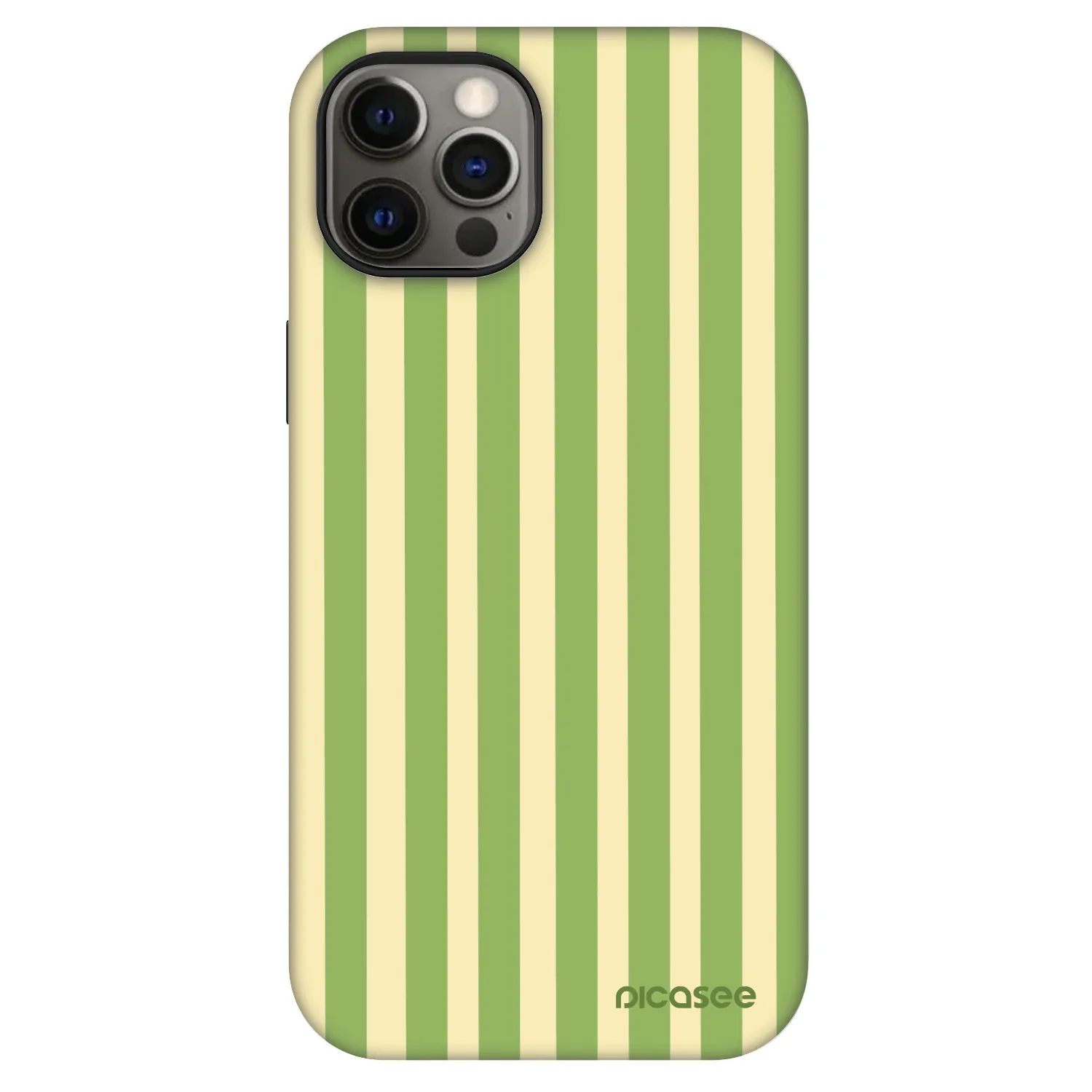 Picasee Fashion Case MagSafe na Apple iPhone 12 - Lines Matcha