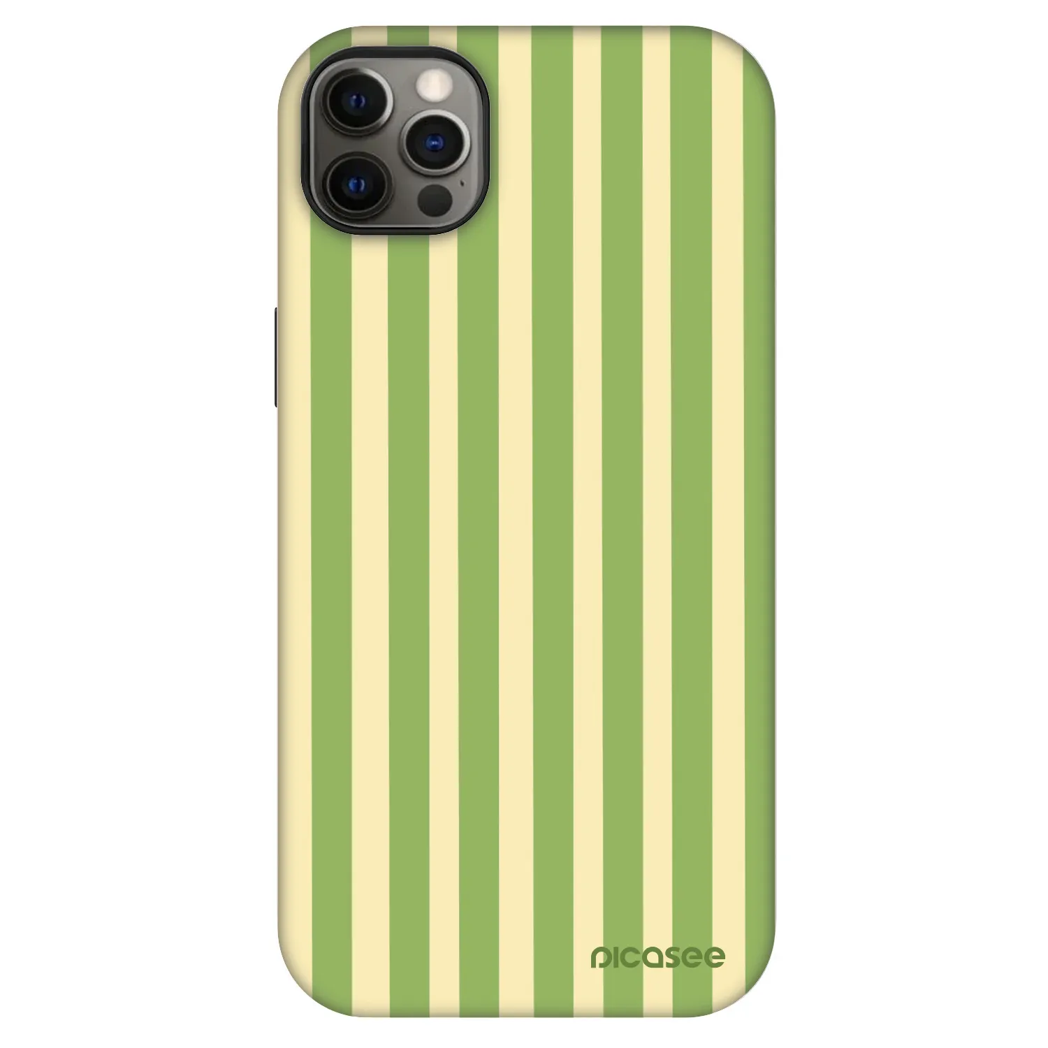 Picasee Fashion Case MagSafe na Apple iPhone 12 Pro Max - Lines Matcha
