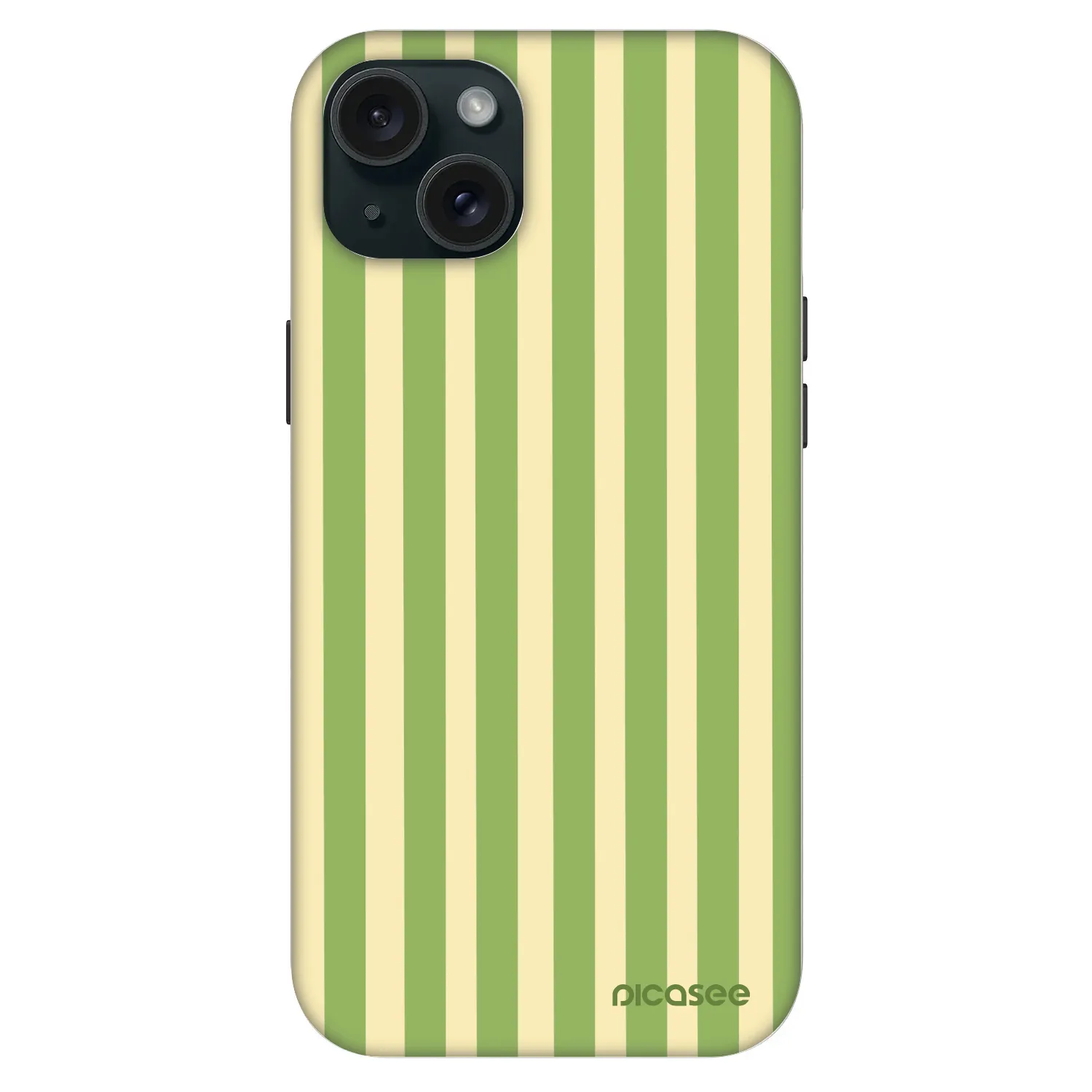 Picasee Fashion Case MagSafe na Apple iPhone 15 Plus - Lines Matcha