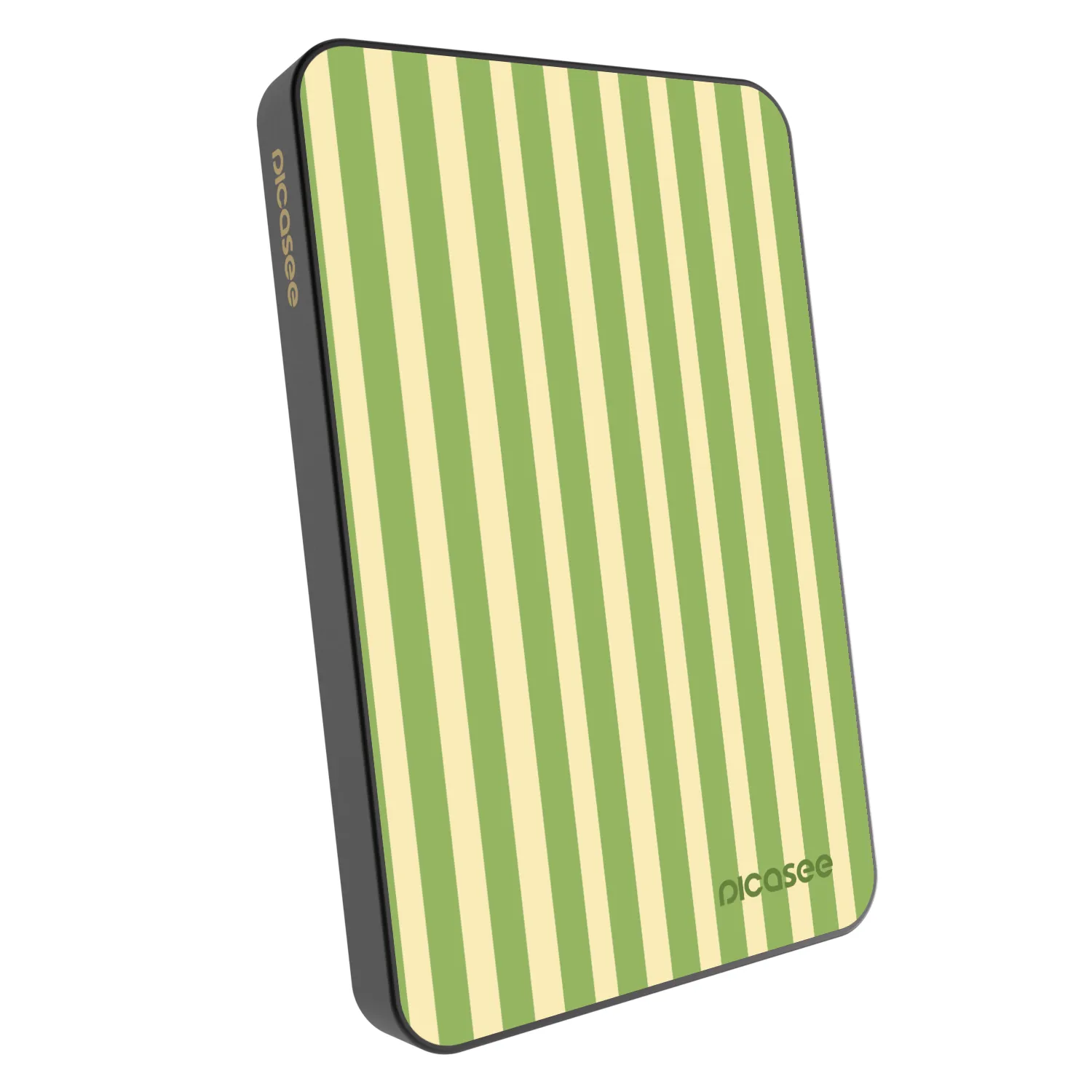 Picasee Powerbank z MagSafe 5 000 mAh Szary - Lines Matcha