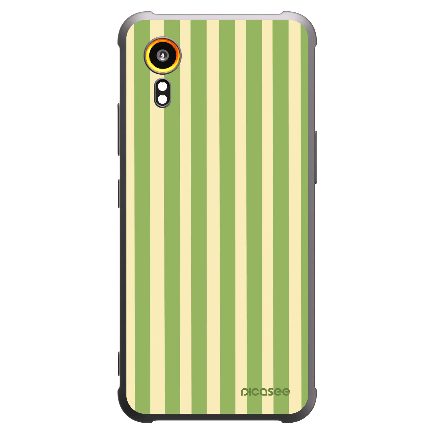 Picasee silikonowe czarne etui na Samsung Galaxy Xcover 7 - Lines Matcha