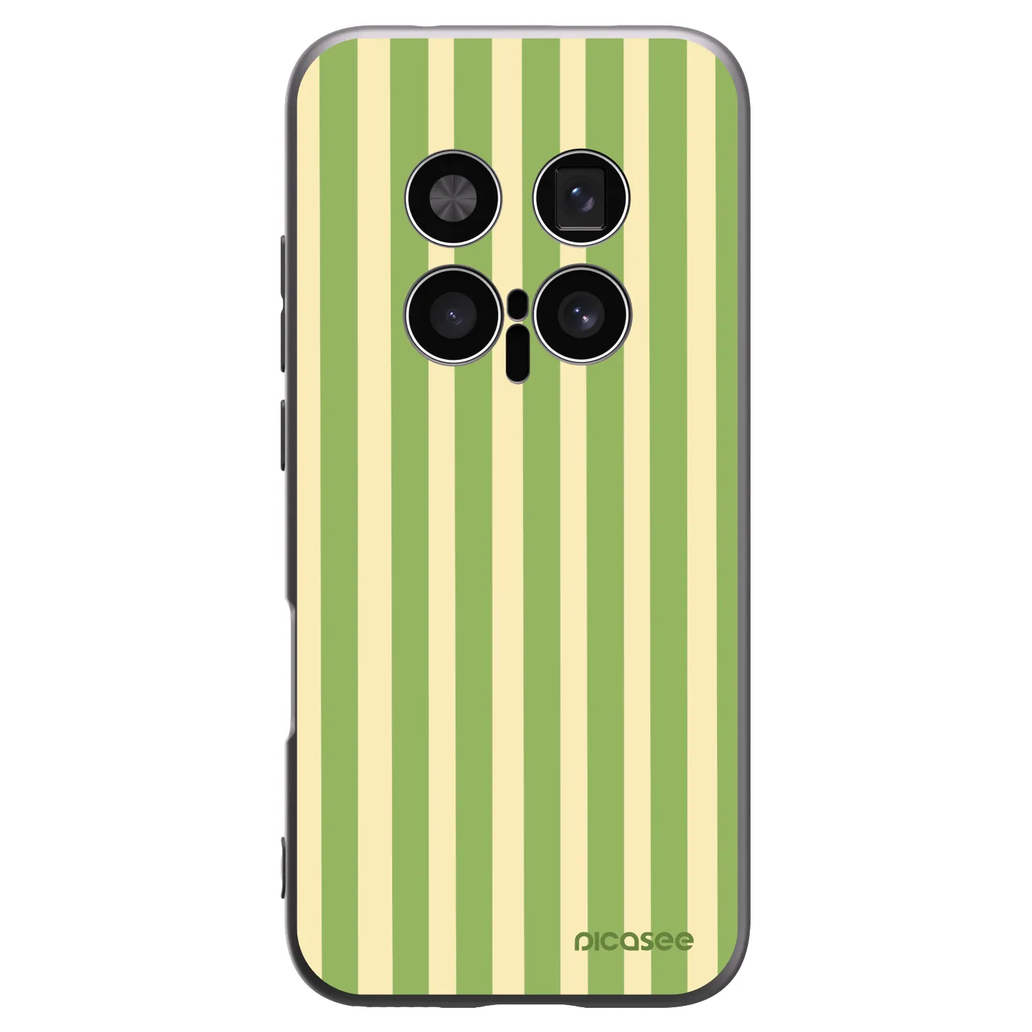 Picasee silikonowe czarne etui na Honor Magic8 Pro 5G - Lines Matcha