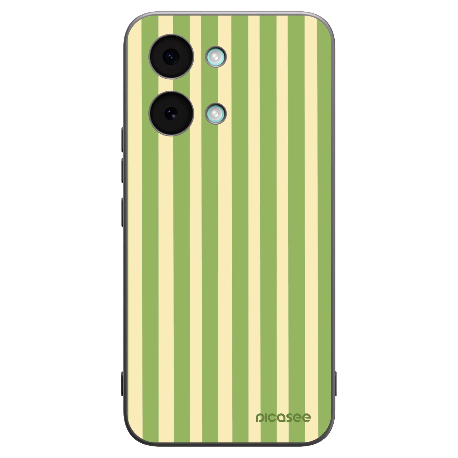 Picasee silikonowe czarne etui na Xiaomi Poco X8 Pro Max - Lines Matcha