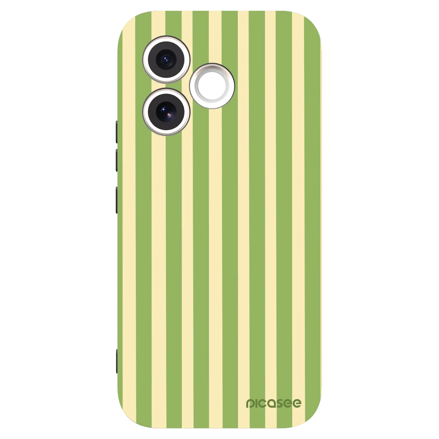 Picasee silikonowe czarne etui na Honor 600 Lite - Lines Matcha