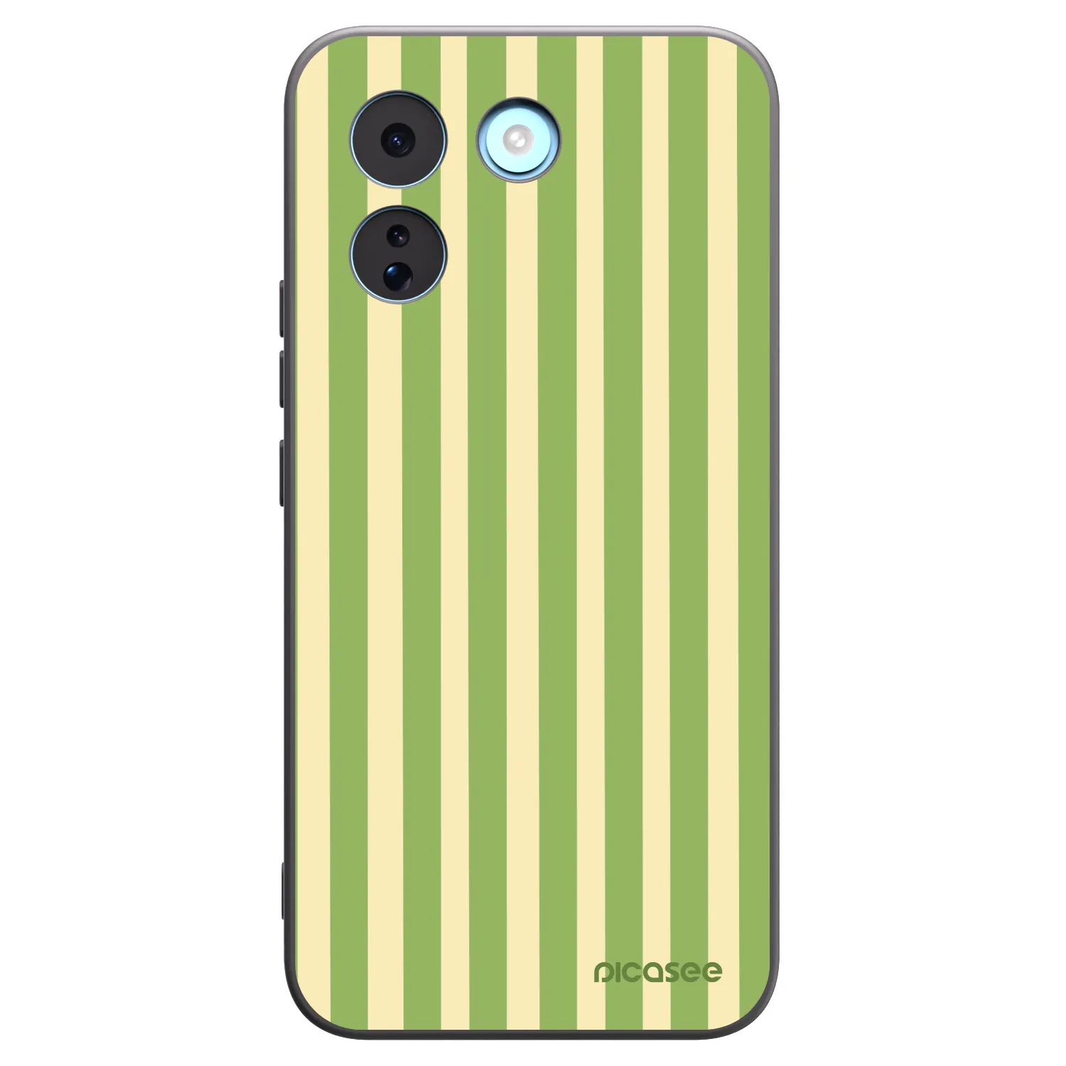 Picasee silikonowe czarne etui na Xiaomi Redmi Note 17 Pro MAX 5G - Lines Matcha