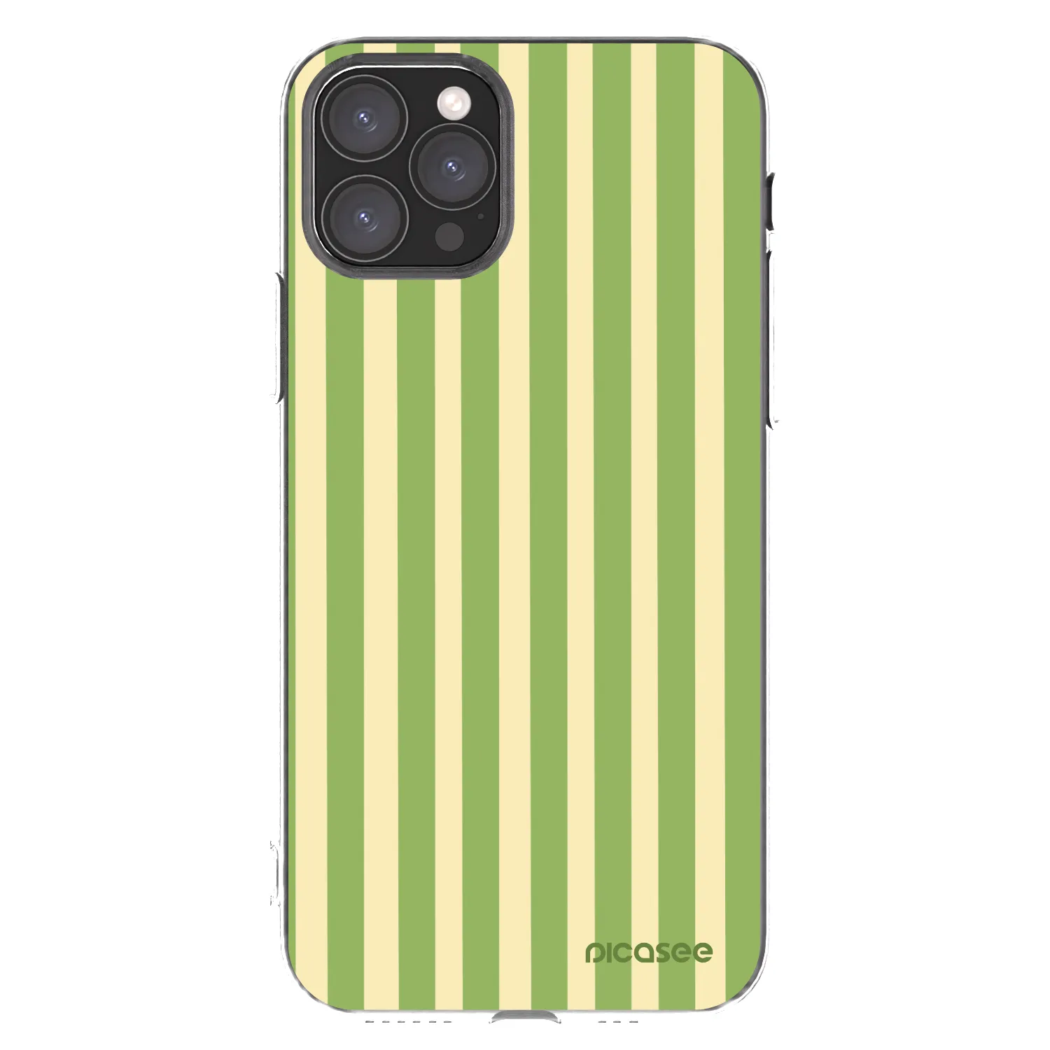 Picasee silikonowe przeźroczyste etui na Apple iPhone 11 Pro - Lines Matcha