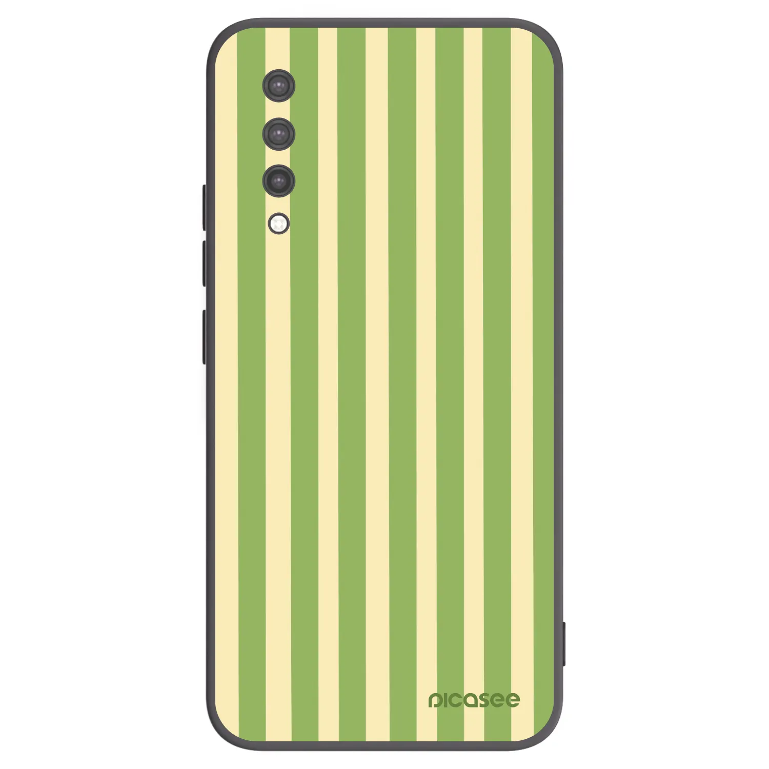 Picasee silikonowe czarne etui na Xiaomi Mi 9 Lite - Lines Matcha