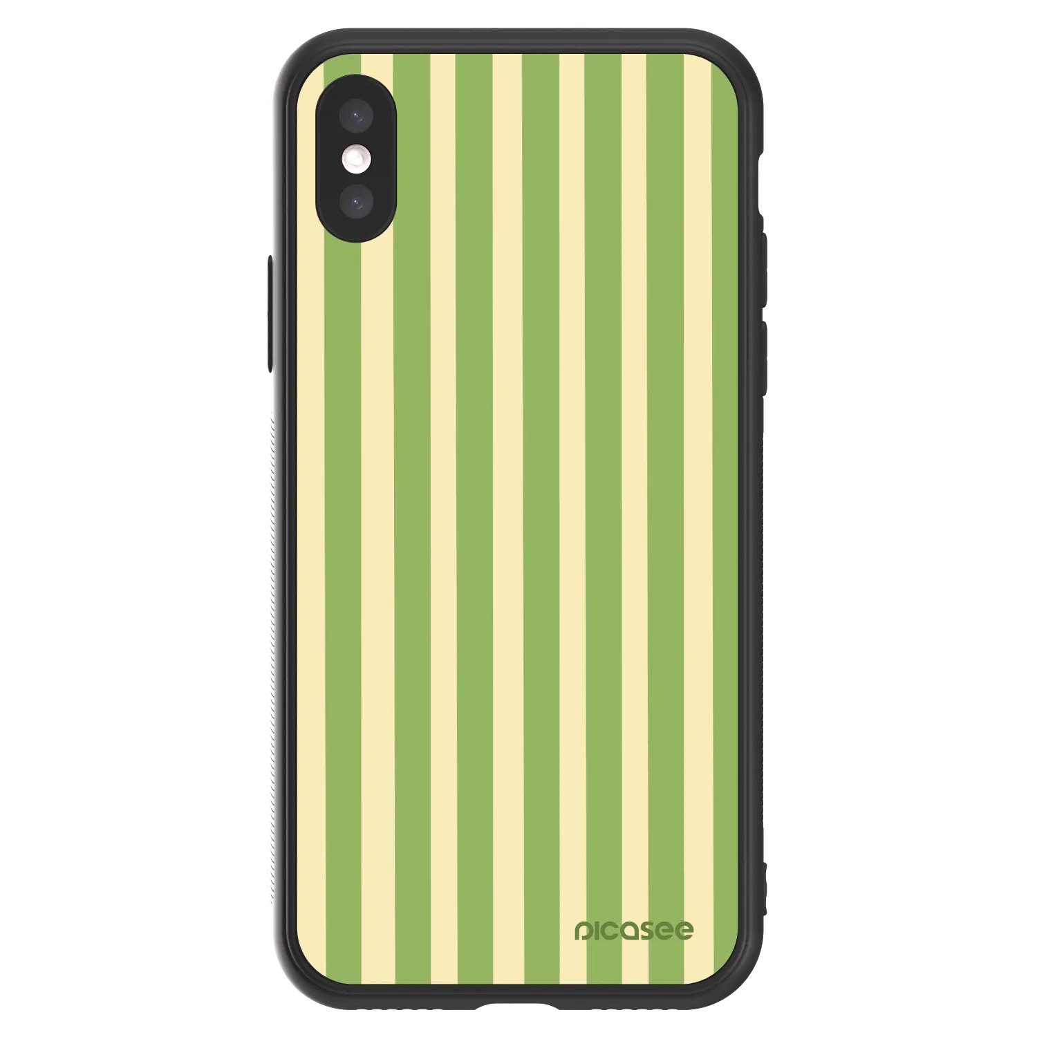 Picasee ULTIMATE CASE na Apple iPhone X/XS - Lines Matcha