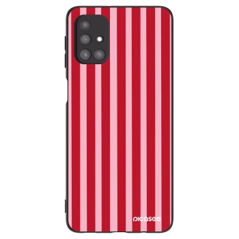 Etui na Samsung Galaxy M31s - Lines red