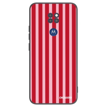 Etui na Motorola Moto G9 Play - Lines red
