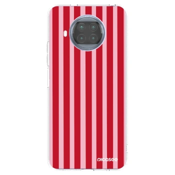Picasee silikonowe przeźroczyste etui na Xiaomi Mi 10T Lite - Lines red
