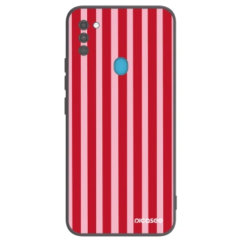 Etui na Samsung Galaxy M11 - Lines red