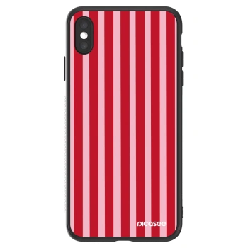 Picasee ULTIMATE CASE na Apple iPhone XS Max - Lines red