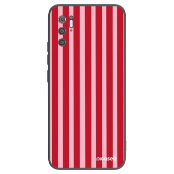 Picasee silikonowe czarne etui na Xiaomi Poco M3 Pro 5G - Lines red