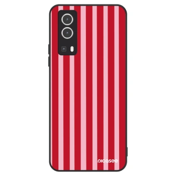 Etui na Vivo Y72 5G - Lines red
