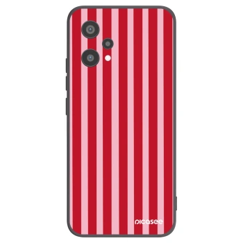 Picasee silikonowe czarne etui na Realme 9 Pro 5G - Lines red