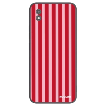 Picasee silikonowe czarne etui na Realme C11 (2021) - Lines red