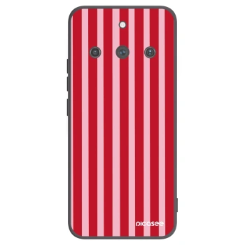 Picasee silikonowe czarne etui na Realme 11 Pro+ - Lines red