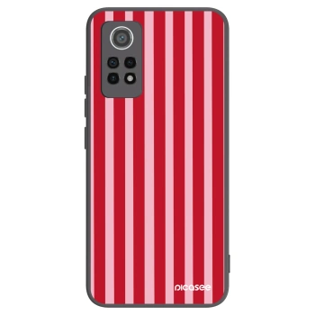 Picasee silikonowe czarne etui na Xiaomi Redmi Note 12 Pro 4G - Lines red