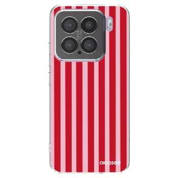 Picasee silikonowe przeźroczyste etui na Xiaomi 15 - Lines red