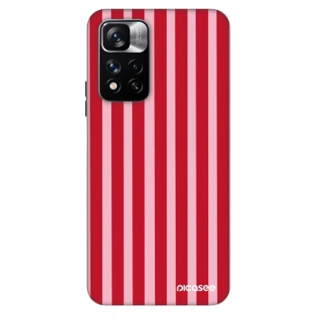 Etui na Xiaomi Redmi Note 11 Pro 5G - Lines red