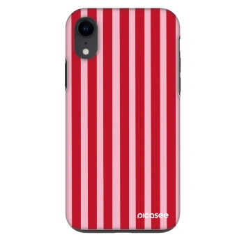 Etui na Apple iPhone XR - Lines red